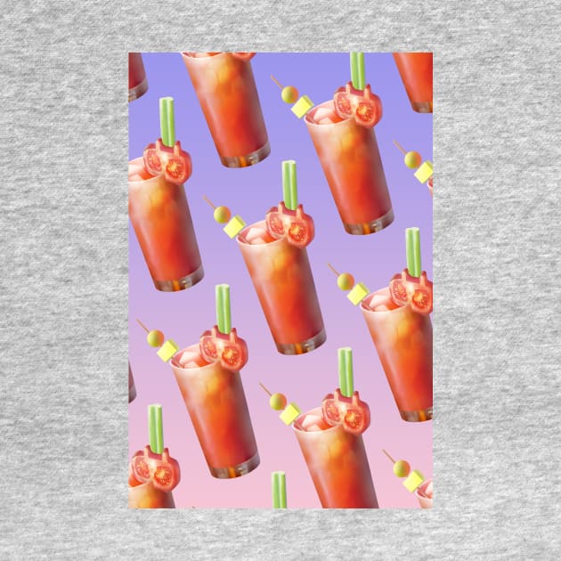 Bloody Mary Cocktail Pattern by zkozkohi